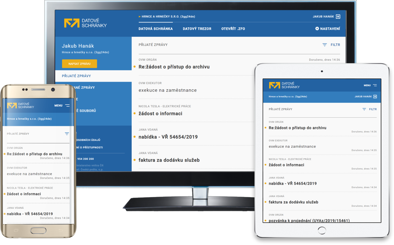Datová schránka – elektronická komunikace s úřady